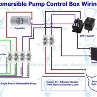 Submersible Pump Control Box Wiring Diagram For 3 Wire Single Phase
