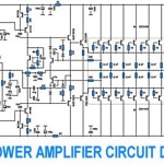 Simple 500w Audio Power Amplifier Circuit Diagram With Transistor